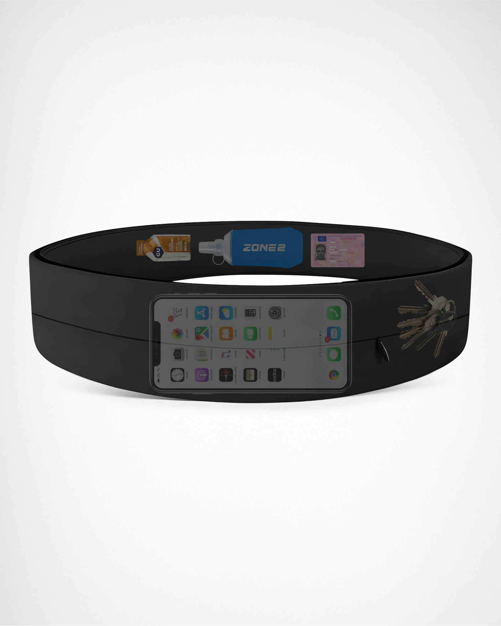 Running Belt Zipper